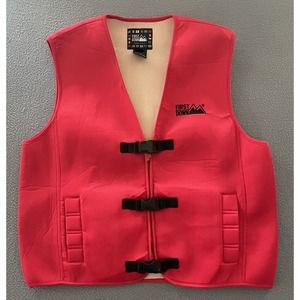 First Down Red Sleeveless Vest 100% Polyester‎